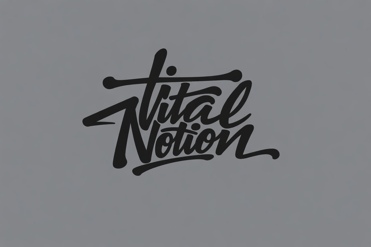 Vital Notion Black Tee