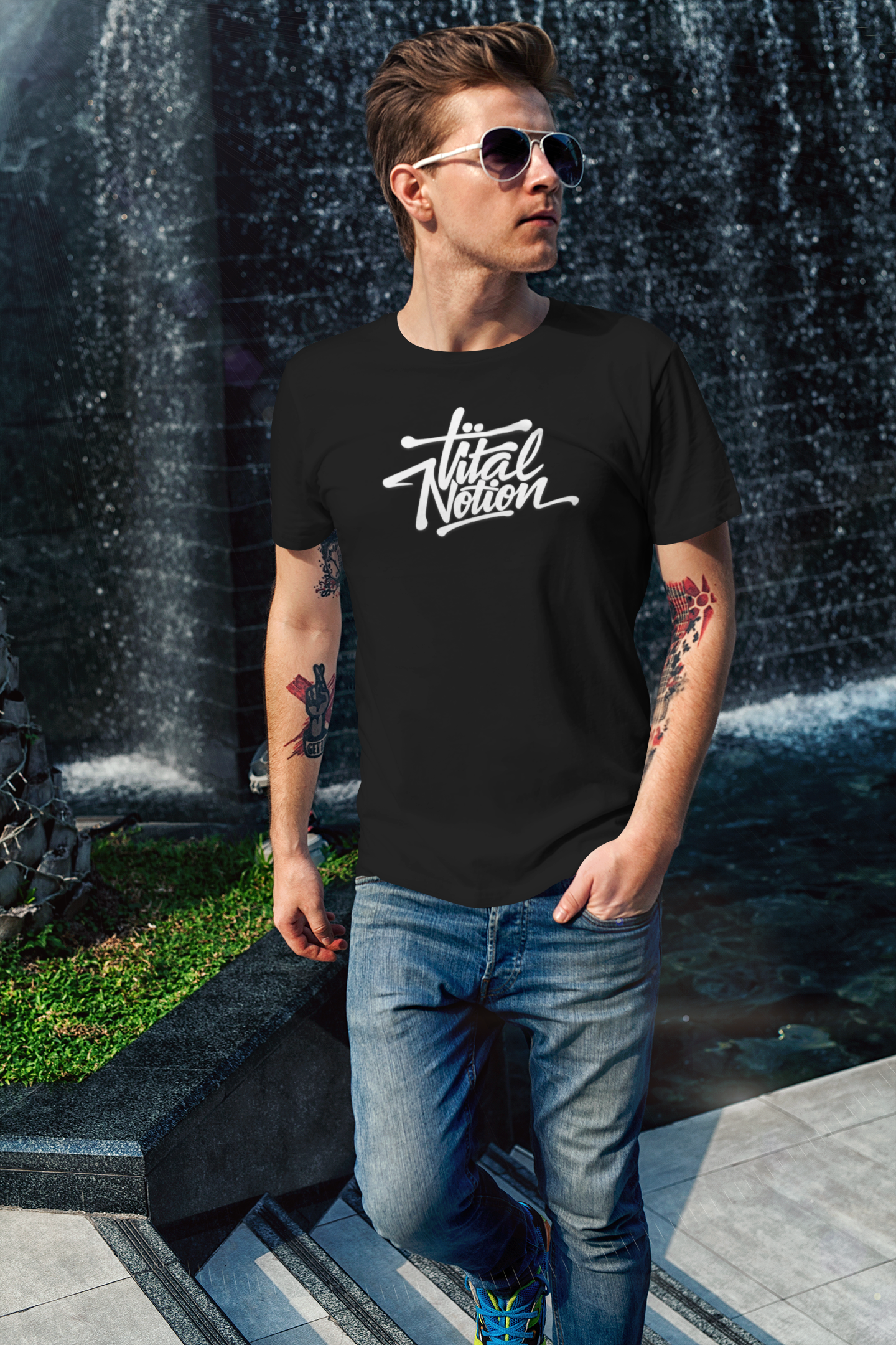 Vital Notion Black Tee